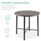 Best Choice Products 5-Piece Modern Round Counter Height Dining Set w/ 4 Chairs, 1.5in Thick Table